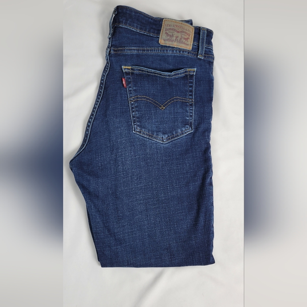 Levi's Women's High Rise Jeans - Dark Blue Denim